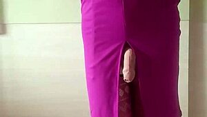 Misr4 in Burgundy Lingerie Close-Up