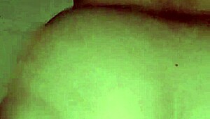 Dominican BBW bends over for cock blowjob with hairy pussy.