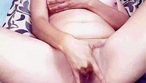 Latina milf gets creampie from interracial pov sex