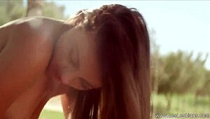 horny mature blonde licks and fingers pussy