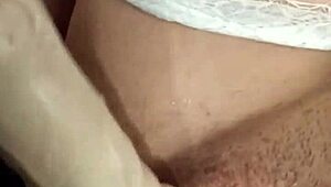 Can you believe my stepbrother fucks my ass while I use my vibrator, this fat latina bride babe?