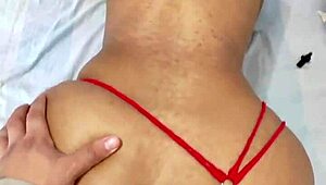 아 맙소사, 계부가 내 큰 콜롬비아 엉덩이에 검은 라틴 애널하루 종일 집착해! 😈🍑