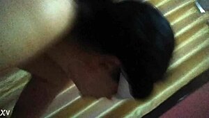 The Peruvian milf loves to ride the cock passionately.