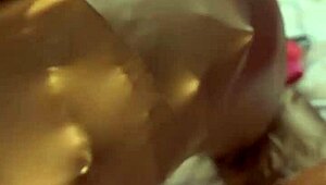 French amateur in spandex lingerie gets blowjob, rimming, pussy pounding, and dirty talk