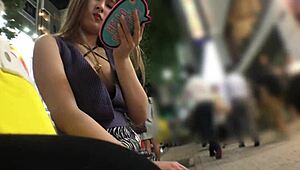 met japanese college girl on app, paid her, creampied in hotel