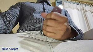 malik drago9 - big dick very horny at work jerking off cumming a lot