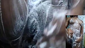 CYNDY BLACKSLAVE - MASTURBATE IN SHOWER WITH LITTLE 18+ SQUIRT