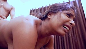 desperate wife craves quickie with friend fingering her tight wet pussy to orgasm. monster cock slides in for cunilingus and cumshot finale.