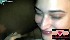 Juicy Joss Enjoys Bbc Tag Team Facial