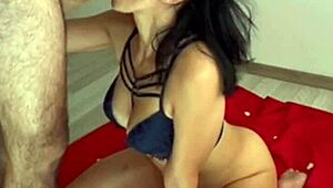 Cum Bounces Like Spiderman'S Web On Her Beautiful Face