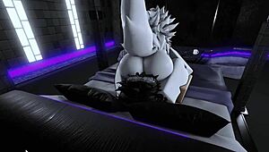 Pounding my hot furry roblox slut hard in doggystyle