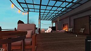 together time with roblox sex roleplay featuring deepthroat and monster cock 😈