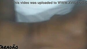 Ebony Amateur Moans Loudly During Intense Blowbang Anal