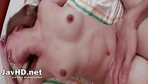 Hot Asian Mariru Amamiya crammed with creampie after blowjob, so kinky!