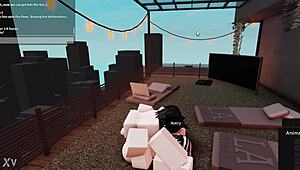 together time with roblox sex roleplay featuring deepthroat and monster cock 😈