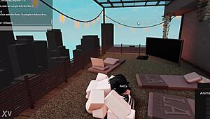 together time with roblox sex roleplay featuring deepthroat and monster cock 😈