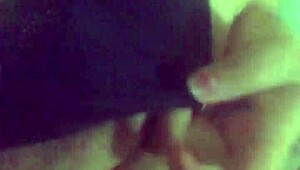 Latina masturbates in the morning, touching her boobs and tits