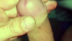 Watch two fingers masturbating a cock solo