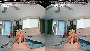 vrallure's petite shaved pussy gets handsy in reality masturbation