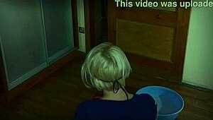 嘿拉津斯基太太今天玩天真熟女丝袜女仆？