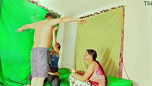 Rough Teen FFM Trio Gets Wild with Hardcore Action