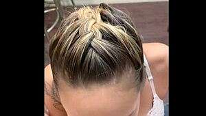 I give blowjob to my real boss at office.