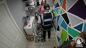 sophie fox, that shoplifting slut, gets caught in doggystyle action.
