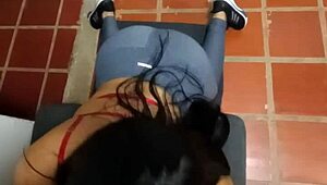 Una Mamada En Casa Con Facial Completo Sigueme!
