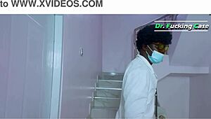 Repairman fixes desperate housewife with doggystyle creampie