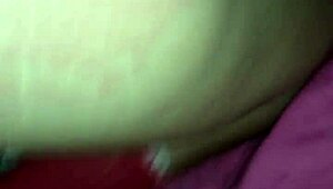 hey, this brazilian babe moans loudly on my cock.