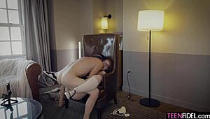 Eve Bardot Gets Dicked Down Hard by Madison, Aiming to Fill That Belly With a Baby