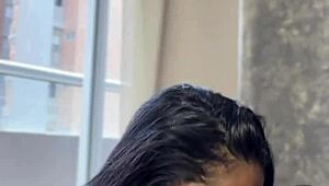 watch how he enjoys a good cock massage from amateur couple