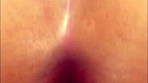 Brunette half-cousin licks balls, sucks cock, and gets cum on pussy.