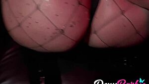 Hot Blonde Fucks Amidst Party Chaos with Big Tits