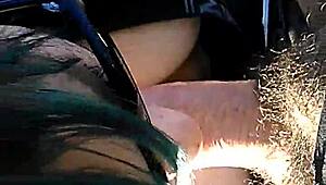 Meet the ex for outdoor head!