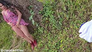 i bent over in doggystyle with cleo cadillac, that tight pussy feeling so sexy