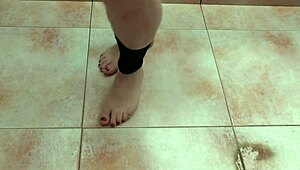 Professional Dancers Highlight Their Feet In Intricate Moves On Stage