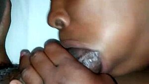 Boxing match with intense action