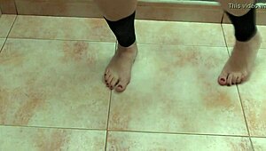 Professional Dancers Highlight Their Feet In Intricate Moves On Stage