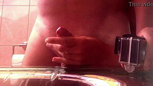 i give him handjob from behind in compilation view