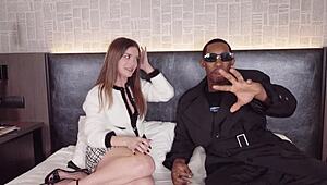 We interviewed Agata Shay, and it turned into licking her pussy and fucking in missionary.