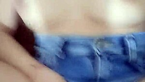 My best friend came over for some intense sex in her underwear.