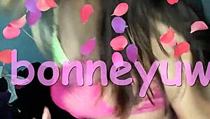 i got some cute fotitos and video of rosa with pigtails.