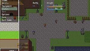 Rookie knight Rathi gets banged in group bunny gangbang