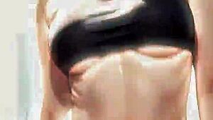 leticia the sexy model showcases her bikini in a photoshoot