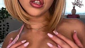 Blonde Latina Lis Xxx Shows Her Delicious Pussy In Unique Roleplay With Fingering And Ripped Clothes