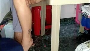 I fucked my sister's greedy pussy after seeing her photos.