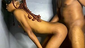 Ebony Babe Feels Intense Desire For Black Cock