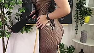 uh, i think my teacher in lingerie n glasses is so hot... big ass too, ya know!