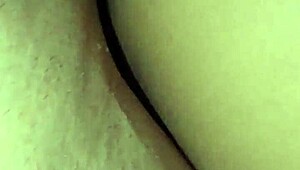 Sexy wife imagines double penetration in doggystyle homemade fucking on bed